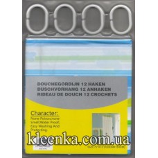 Штора у ванну "Економ" упаковка пластикова - 3501