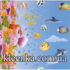 Клейонка Любава пвх на флізеліновій основі 25 м Китай -​ WF-3456-A