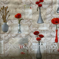 Клейонка Любава пвх на флізеліновій основі 25 м Китай - WF-6361-A