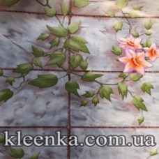 Клейонка Любава пвх на флізеліновій основі 25 м Китай - WF-3874-A