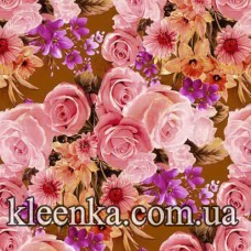 Клейонка Любава пвх на флізеліновій основі 25 м Китай - WF-4598-B