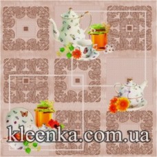 Клеёнка Любава пвх на флизелиновой основе 25 м Китай - WF-5145-B