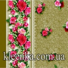 Клейонка Любава пвх на флізеліновій основі 25 м Китай - WF-5422-A