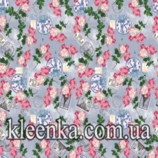Клейонка Любава пвх на флізеліновій основі 25 м Китай - WF-5531-D