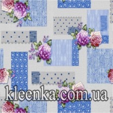 Клейонка Любава пвх на флізеліновій основі 25 м Китай - WF-5551-A