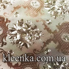 Клейонка ПВХ Метал на тканинній основі Любава 20 м - T-6124-A