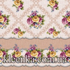 Клеёнка Любава пвх на флизелиновой основе 25 м Китай - WF-5154-B